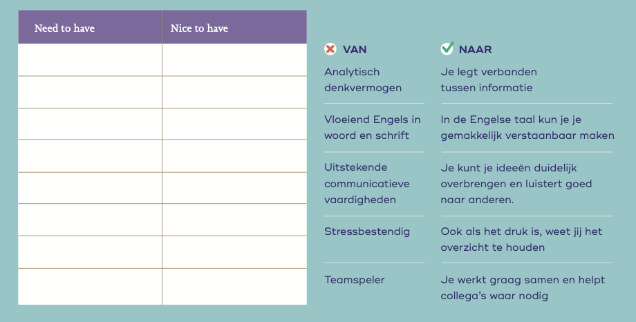 Werven doe je zo